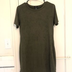 Green T-shirt Dress
